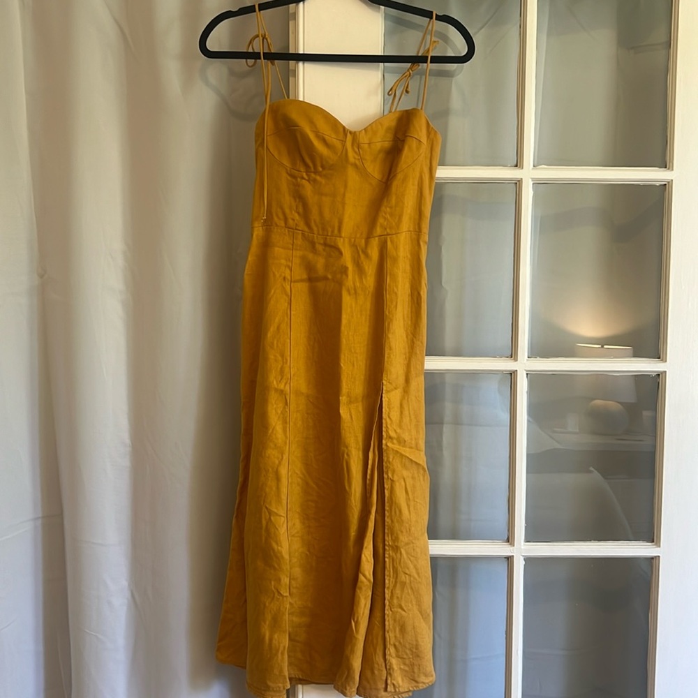 Reformation linen dress